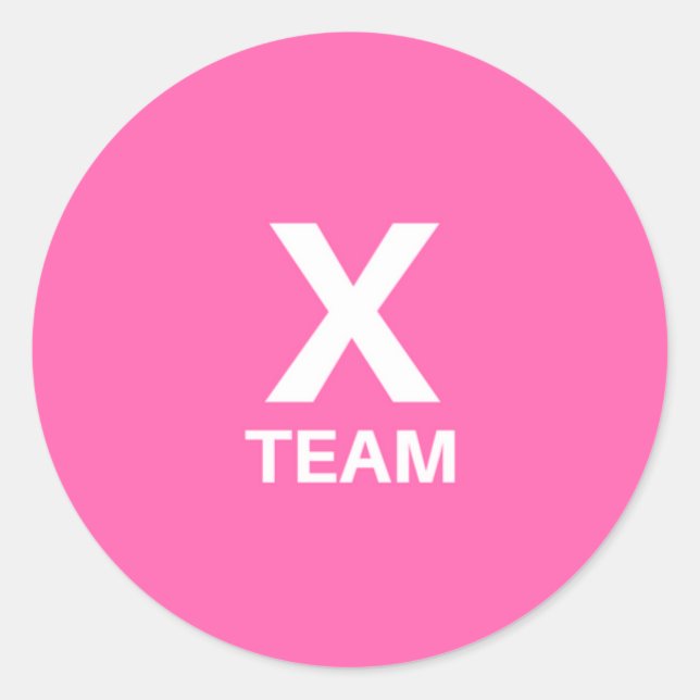 Rond Sticker X Team (Devant)