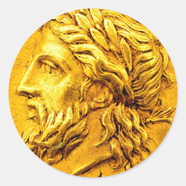 Rond Sticker Zeus Gold Coin Rewards (Devant)