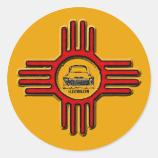 Rond Sticker Zia Bob Round