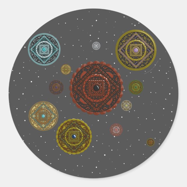 Rond Sticker Zodiac (Devant)