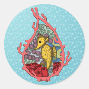 Rond Tanga the Seahorse Sticker