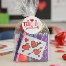 Teaching Sweethearts Teacher Valentine Sticker