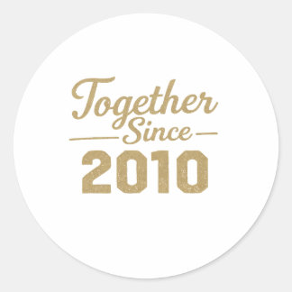 Rond Together Since 2010 Anniversary Sticker 