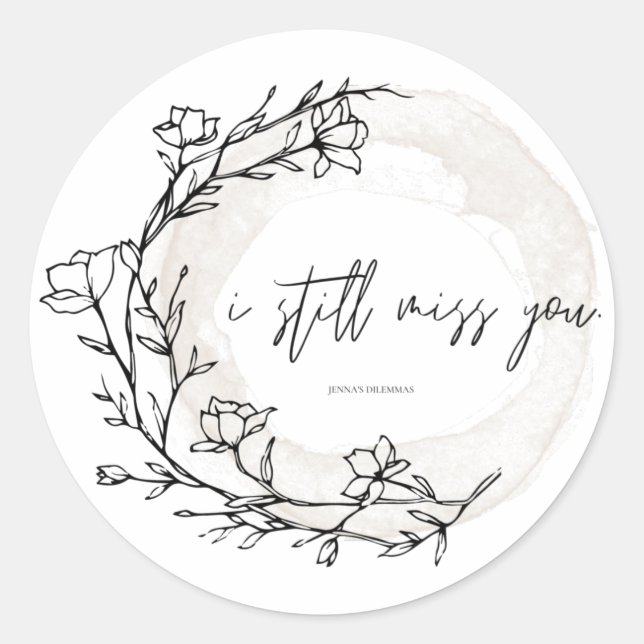 Rond Toujours Miss Sticker (Devant)