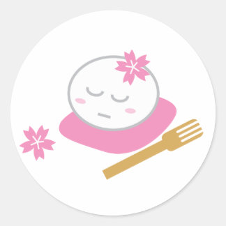 Rond Un Sticker Mochi philosophique