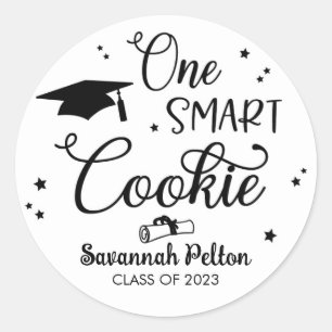 Rond Un Sticker Smart Cook Graduation Favoriser