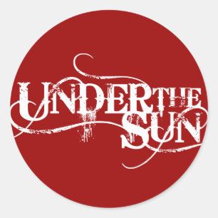Rond UnderTheSun - Sticker RED