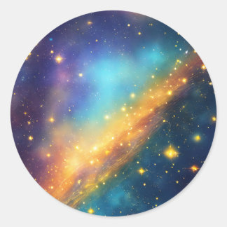 Rond "Universe Unleashed : Galaxy Sticker Collection"
