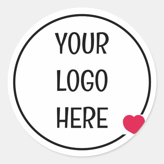 Rond Votre Sticker Logo Ici (Devant)
