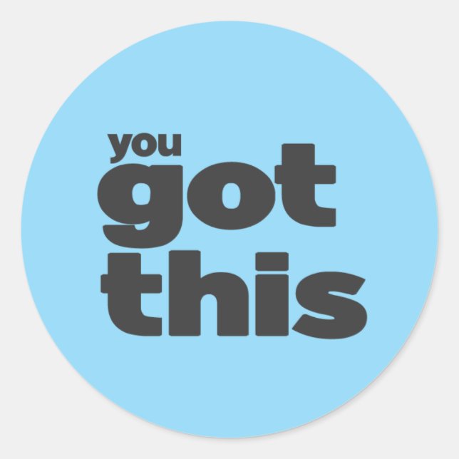 Rond Vous avez ce sticker (Devant)