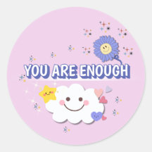 Vous Êtes Assez - Sticker Message Positif
