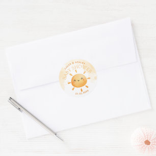Rond Vous Êtes Mon Sticker Baby shower Sunshine
