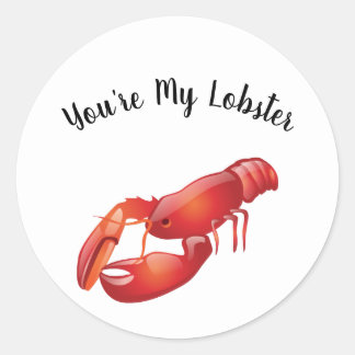 Rond Vous êtes mon Sticker de homard