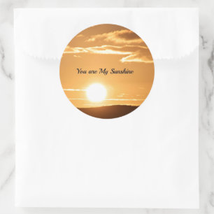 Rond Vous êtes My Sunshine Sticker
