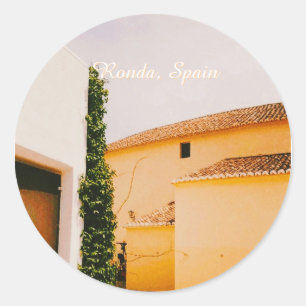 Ronda, Malaga, Spain Classic Round Sticker