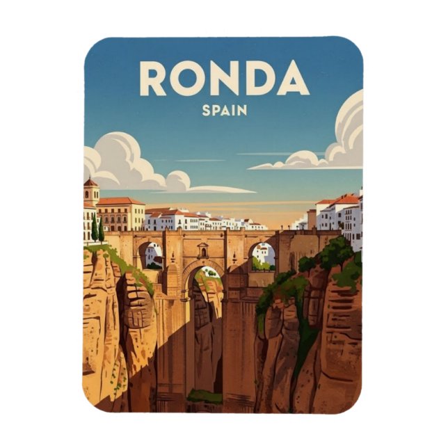 Ronda Spain Travel Magnet (Vertical)
