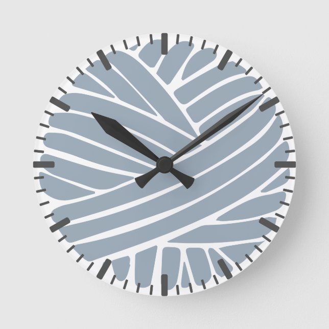 Ronde Aléoutienne Minimale Moderne Boule De Fil Horloge  (Recto)