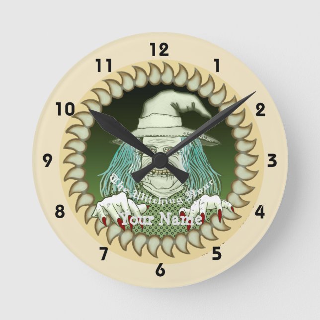 Ronde Bella Witch Horloge facique (Recto)