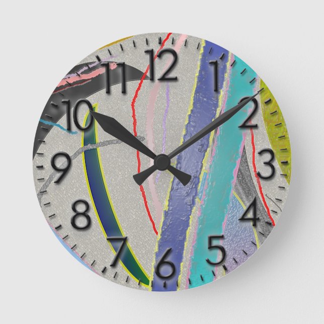 Ronde Crazy Design Horloge (Recto)