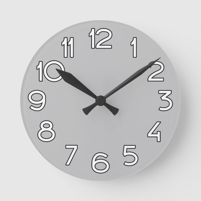Ronde Créer une horloge photo - Ajouter votre propre pho (Recto)