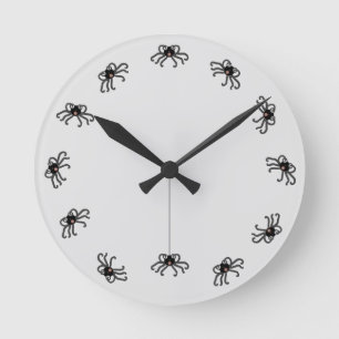 Ronde Décoration de fête d'Halloween Grande Horloge