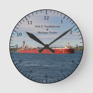 Ronde Dirk S. VanEnkevort & Michigan Trader horloge
