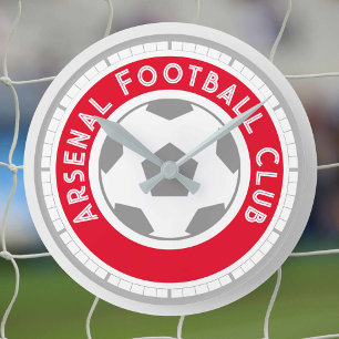 Ronde Fan de football ou soutien de football Horloge ron