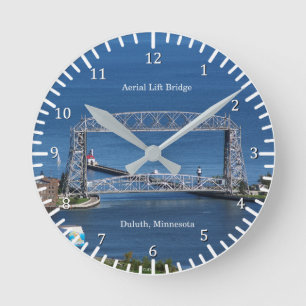 Ronde Horloge aérienne de pont d'ascenseur de Duluth