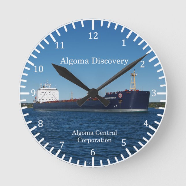 Ronde Horloge Algoma Discovery (Recto)