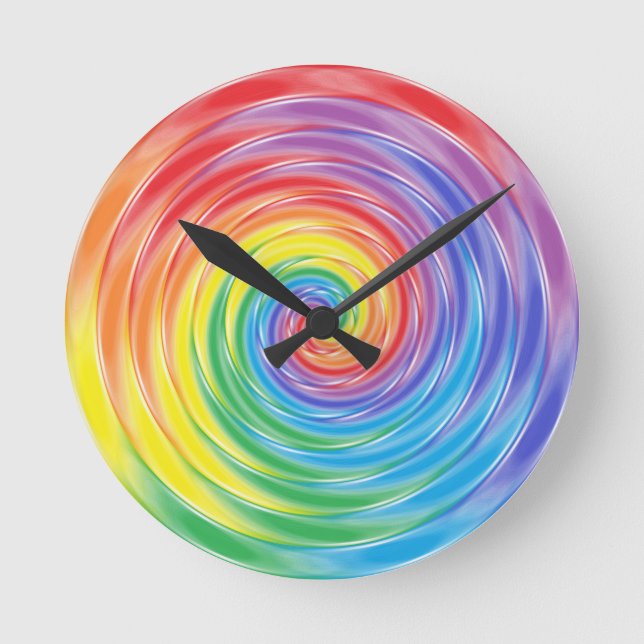 Ronde Horloge arc-en-ciel (Recto)