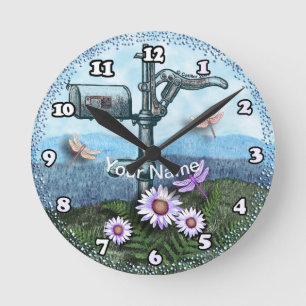 Ronde Horloge Boîte aux Lettres Ancienne