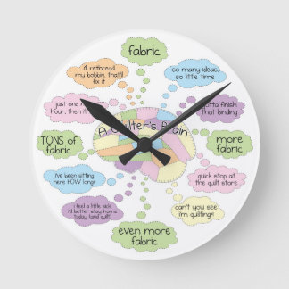 Ronde Horloge cérébrale d’une chaudière - Cadeau de chau