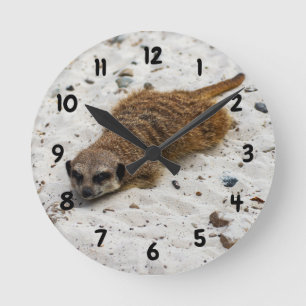 Ronde Horloge Chillin' Meerkat