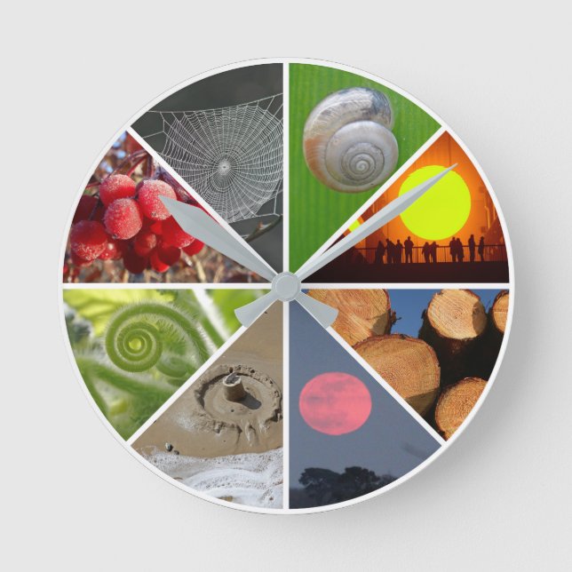 Ronde Horloge circulaire de nature (Recto)