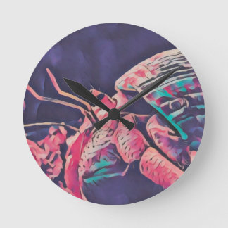 Ronde Horloge Crabe Hermite
