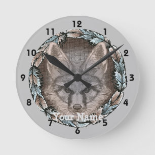 Ronde Horloge croisée Fox