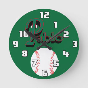 Ronde Horloge de baseball Pablo