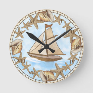 Ronde Horloge de bateau Marin ancien