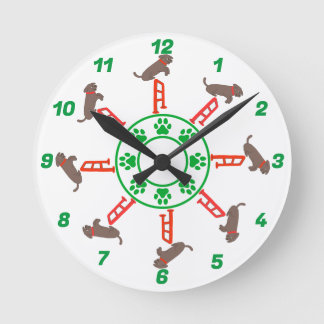 Ronde Horloge de chien, Décor de chambre pour enfant, Ca