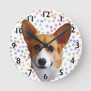 Ronde Horloge de corgi de Gallois de Pembroke