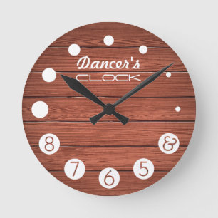 Ronde Horloge de danseur avec des nombres pour danseurs