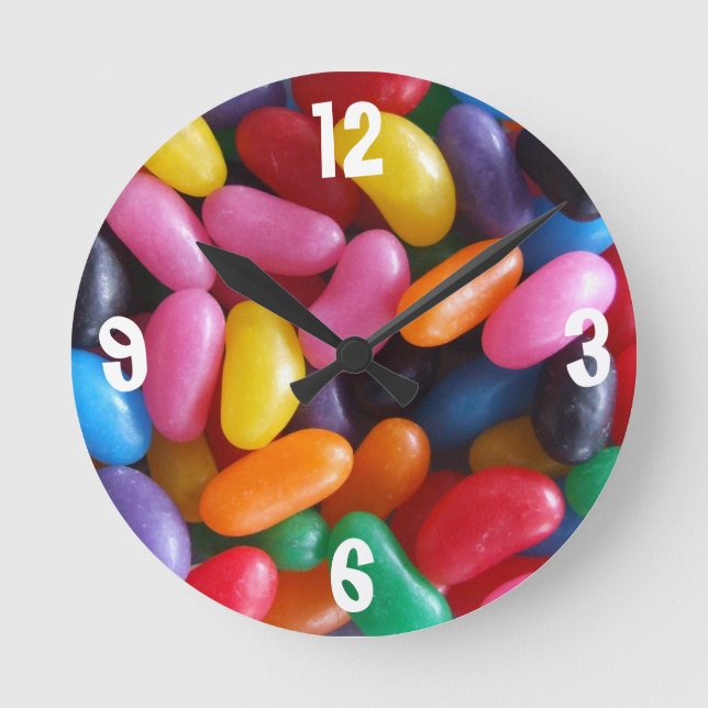 Ronde Horloge de Jelly Bean (Recto)