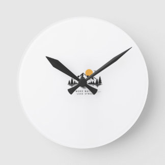 Ronde Horloge de jeté Mountain Nature - Plus de Nature M
