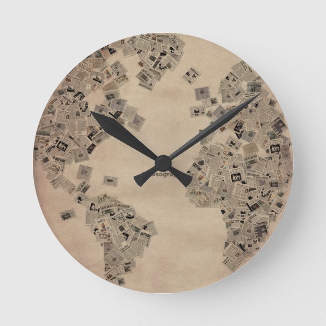 Ronde Horloge de journal (Recto)