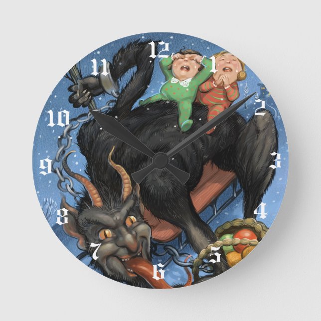 Ronde Horloge de Krampus (Recto)
