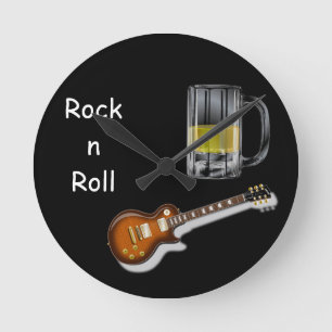 Ronde Horloge de la bière et de la guitare