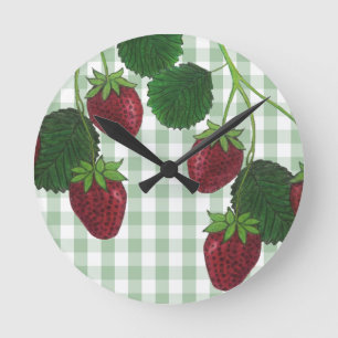 Ronde Horloge de la paroi acrylique de la vigne de frais