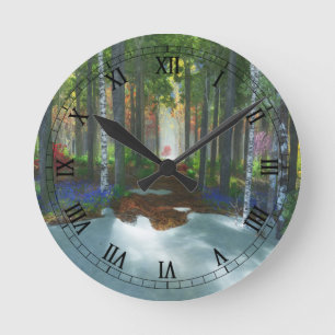 Ronde Horloge de marche d'une longue journée