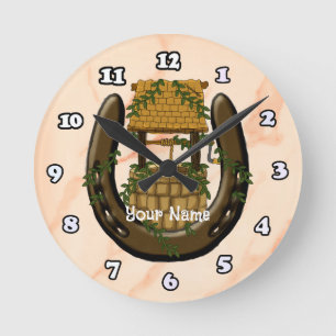 Ronde Horloge de puits d'hameçonnage