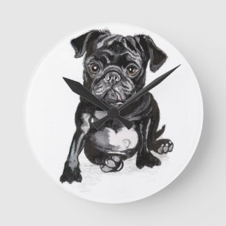 Ronde Horloge des chiens de taureau français